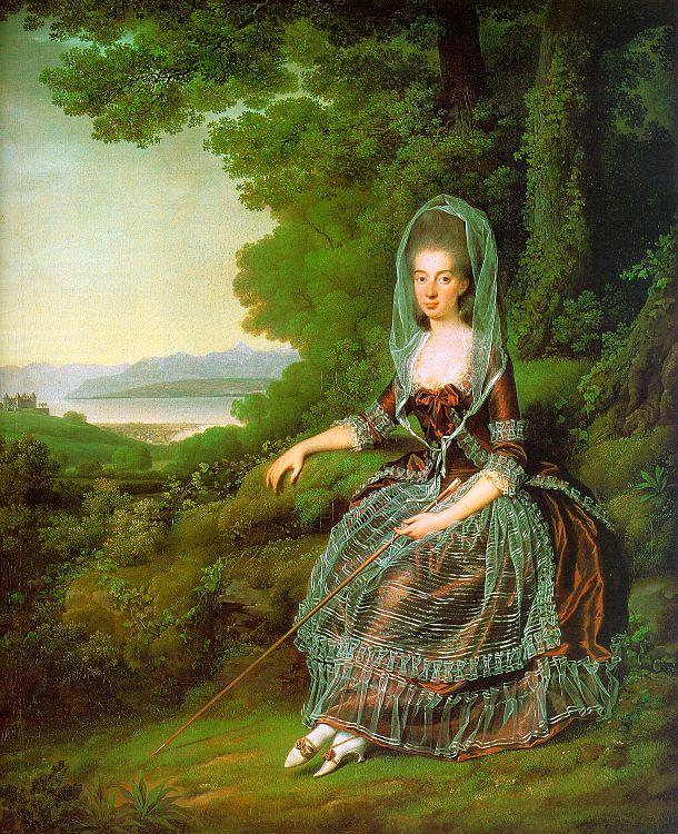 Jens Juel Madame de Pragins oil painting picture